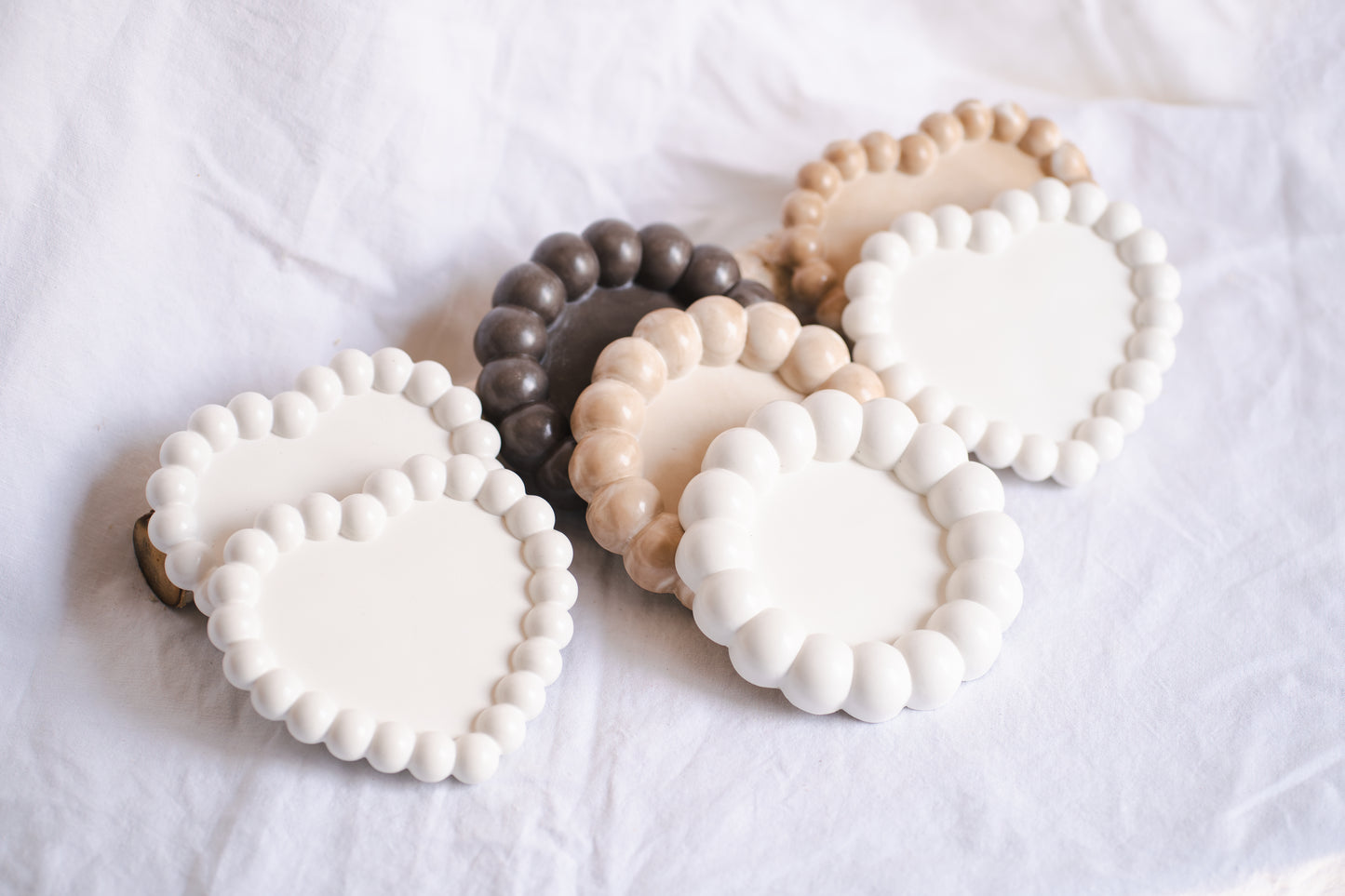 Tavă ceramică – design modern, forma de inima