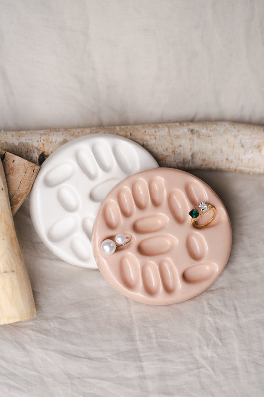 Suport organizator bijuterii din praf ceramic