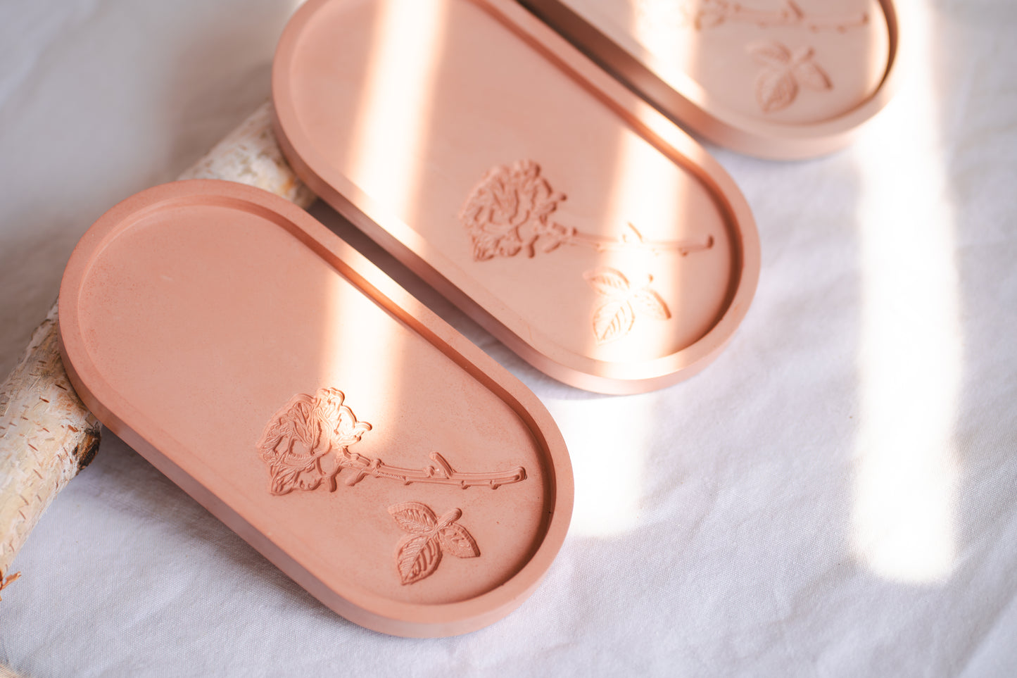 Tavă ceramică – model trandafir