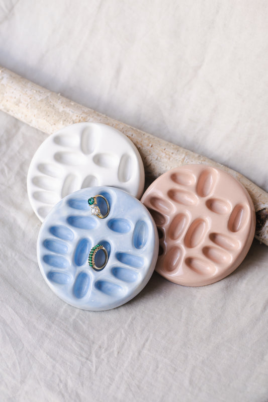 Suport organizator bijuterii din praf ceramic