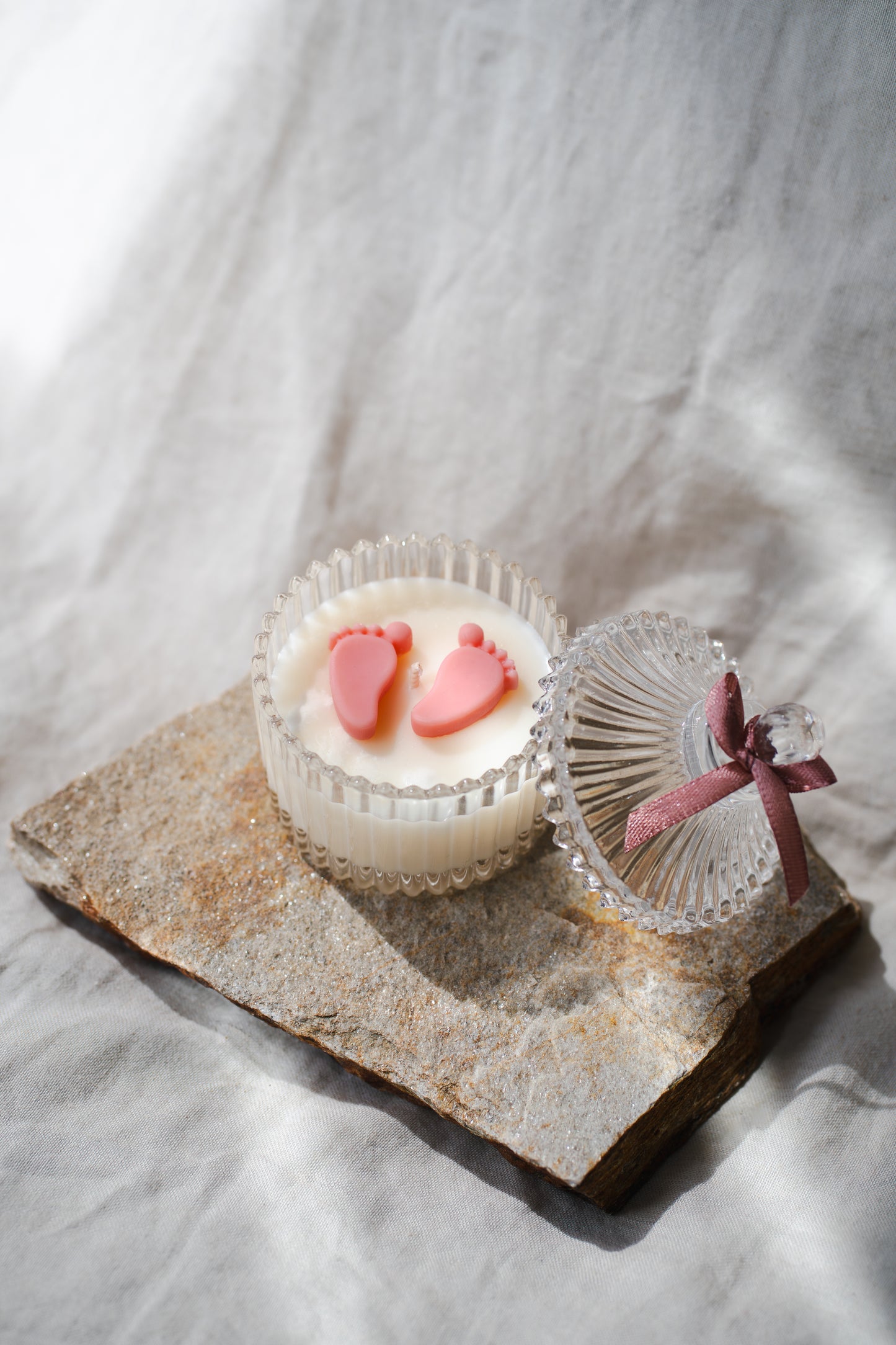 Lumânare parfumată – Mărturie botez sau cadou pentru mămici